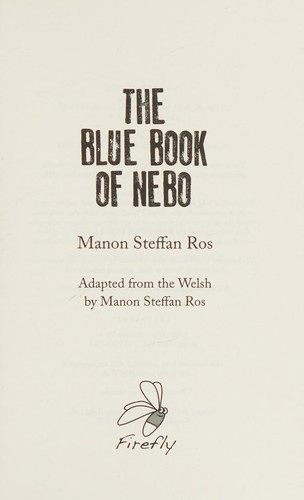 Manon Steffan Ros: Blue Book of Nebo (2022, Firefly Press Limited)