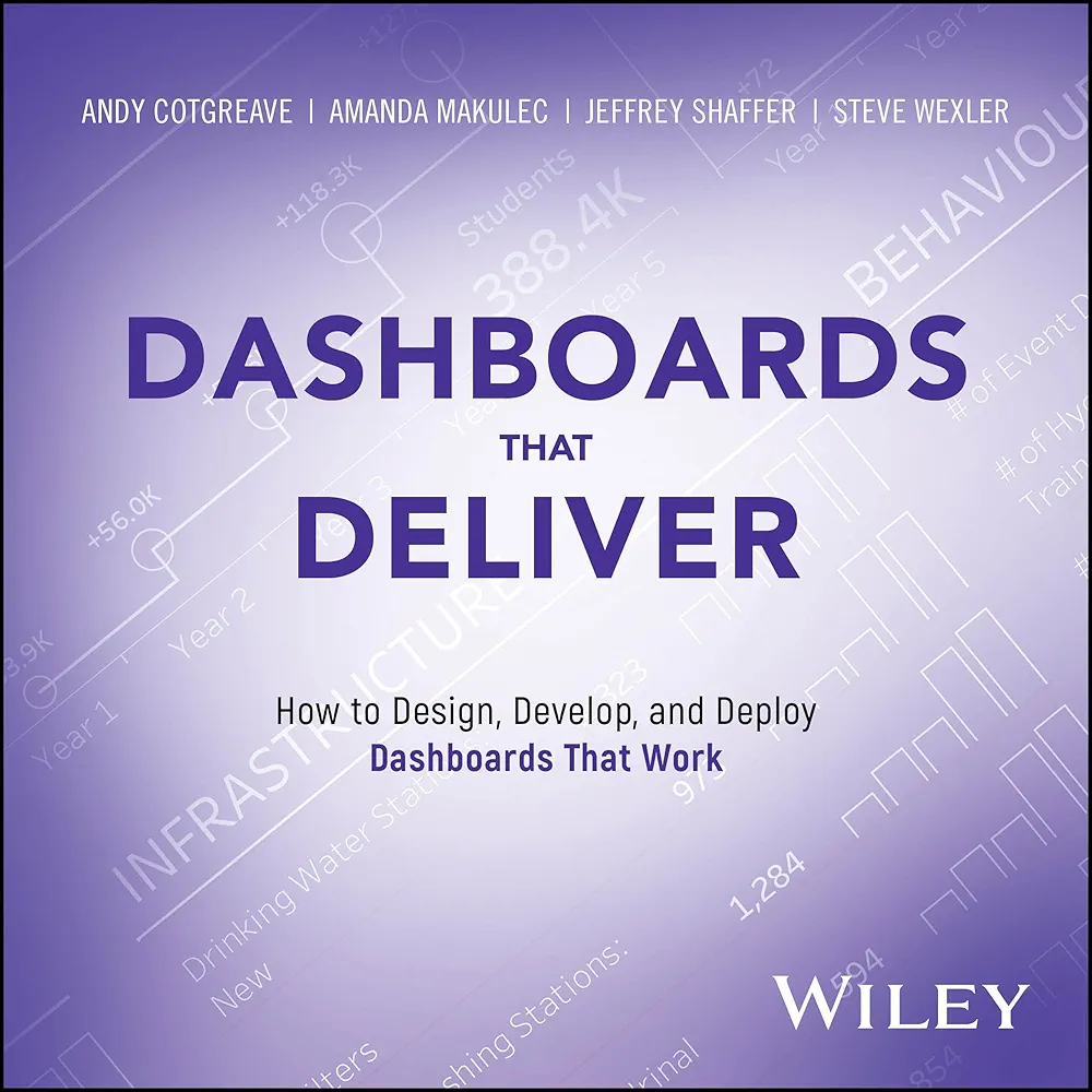 Jeffrey Shaffer, Andy Cotgreave, Steve Wexler, Amanda Makulec: Dashboards That Deliver (2025, Wiley & Sons, Limited, John)
