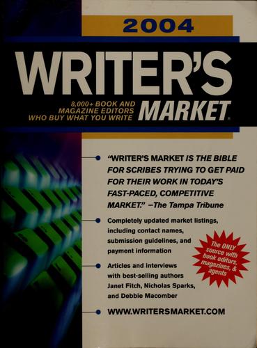 Kathryn Struckel Brogan: 2004 writer's market (Paperback, 2003, Writer's Digest Books)