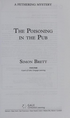 Brett, Simon.: The poisoning in the pub (2009, Five Star)