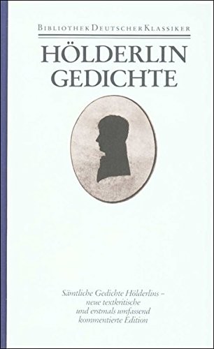 Friedrich Hölderlin: Gedichte (German language, 1992, Deutscher Klassiker Verlag)