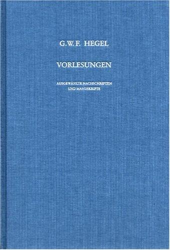 Georg Wilhelm Friedrich Hegel: Vorlesungen über die Philosophie der Religion (German language, 1983, Meiner)