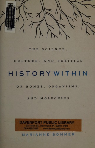 Marianne Sommer: History Within (2016, University of Chicago Press)