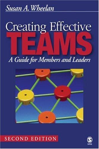 Susan A. Wheelan: Creating Effective Teams (Paperback, 2005, Sage Publications, Inc)