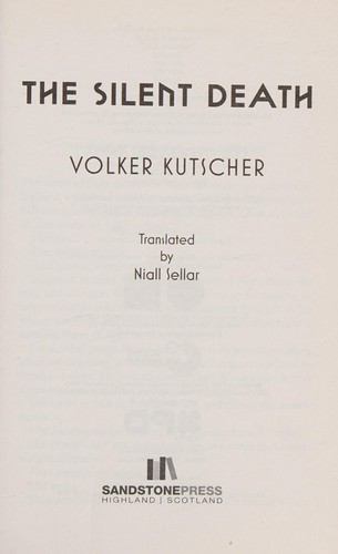 Volker Kutscher, Niall Seller: Silent Death (2017, SDS)