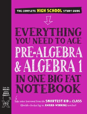 Jason Wang, Workman Publishing: Everything You Need to Ace Pre-Algebra and Algebra I in One Big Fat Notebook (2021, Workman Publishing Company, Incorporated)