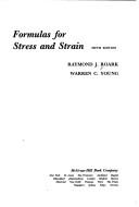 Raymond J. Roark: Formulas for stress and strain (1975, McGraw-Hill)