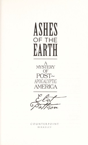 Eliot Pattison: Ashes of the earth (2011, Counterpoint, Distributed by Publishers Group West)