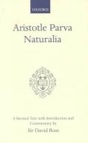 Αριστοτέλης, David Gallop: Parva naturalia (2000, Oxford at the Clarendon Press, Clarendon Press)