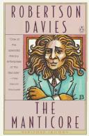 Robertson Davies: The manticore (1976, Penguin Books)