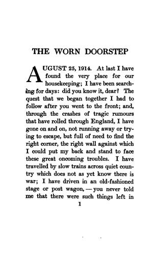 Margaret Pollock Sherwood: The worn doorstep (1916, Little, Brown, and company)