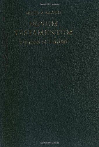 Kurt Aland: Novum Testamentum Graece et Latine (German language, 1983)
