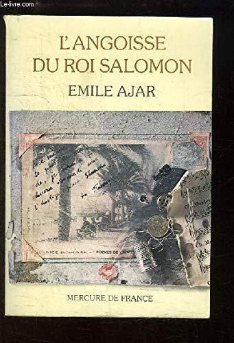 Romain Gary: L'Angoisse du roi Salomon (French language)