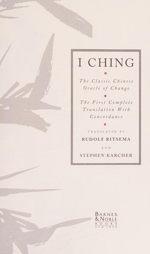 Stephen Karcher: I ching (1995, Barnes & Noble)