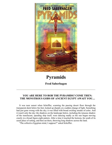 Fred Saberhagen: Pyramids (Paperback, Baen Books)