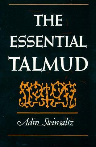 Adin Steinsaltz: The Essential Talmud (1984)