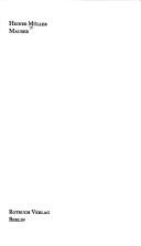 Heiner Müller: Mauser (German language, 1978, Rotbuch-Verlag)