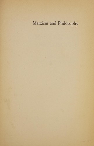 Karl Korsch: Marxism and philosophy. (1971, M[onthly] R[eview Press)