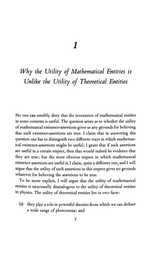 Hartry H. Field: Science without numbers (1980, Princeton University Press)