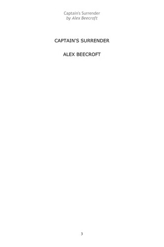 Alex Beecroft: Captain's surrender (2007, Linden Bay Romance)