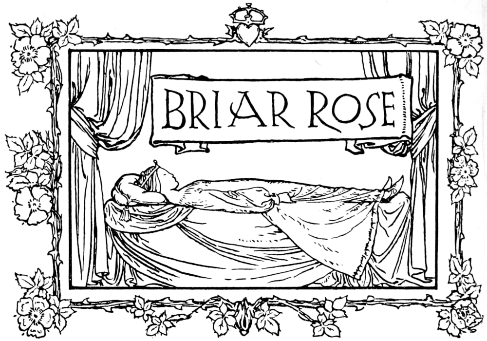 Brothers Grimm, Wilhelm Grimm, Jacob Grimm: Briar Rose (1912, J. M. Dent & Sons, Dutton)