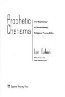 Len Oakes: Prophetic charisma (1997, Syracuse University Press)