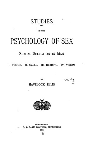 Havelock Ellis: Studies in the Psychology of Sex, Vol. IV