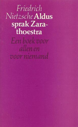 Aldus sprak Zarathoestra (Dutch language, 1980)