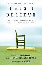 Jay Allison: This I believe (Hardcover, 2007, Henry Holt and Company)