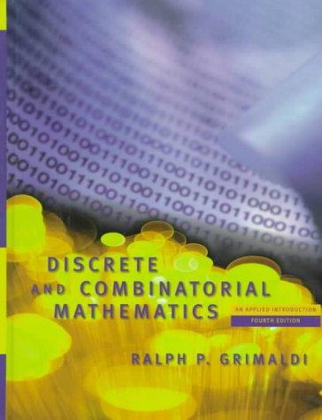 Ralph P. Grimaldi: Discrete and Combinatorial Mathematics (1998, Addison Wesley Publishing Company)