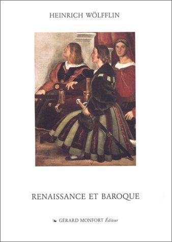 Heinrich Wölfflin: Renaissance et Baroque (Paperback, French language, Gérard Monfort)