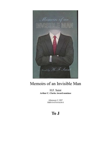 H. F. Saint: Memoirs of an invisible man (1988, Dell)