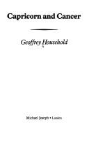 Geoffrey Household: Capricorn and Cancer (1981, Joseph)