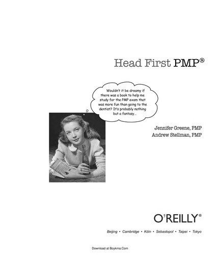 Jennifer Greene: Head first PMP (2009, O'Reilly)
