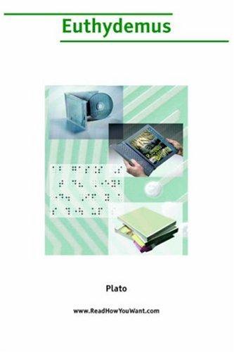 Πλάτων: Euthydemus (Large Print) (Paperback, 2006, www.ReadHowYouWant.com)