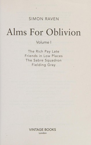 Simon Raven: Alms for Oblivion Vol I (2012, Penguin Random House)