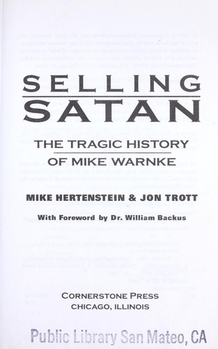 Michael Hertenstein: Selling Satan (Paperback, 1993, Cornerstone Press)