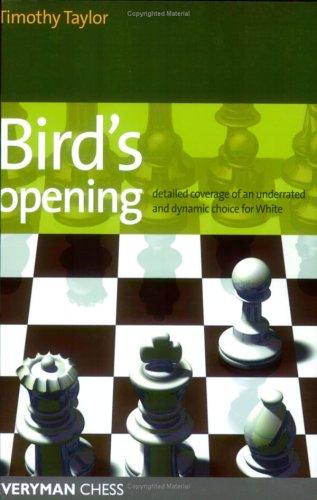 Timothy Taylor: Birds Opening (Paperback, 2005, Everyman Chess)