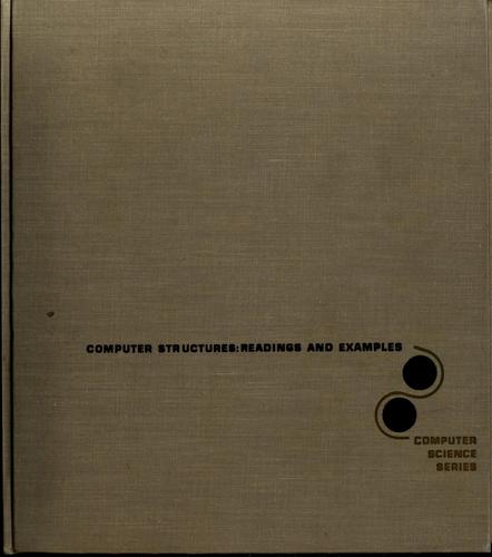 C. Gordon Bell: Computer structures (1971, McGraw-Hill)