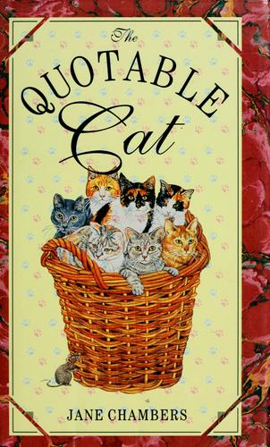 Lisa Rogak: The quotable cat (1992, Contemporary Books)