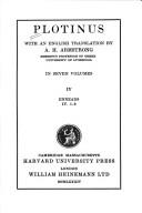 Plotinus: Plotinus (1966, Harvard University Press, W. Heinemann)