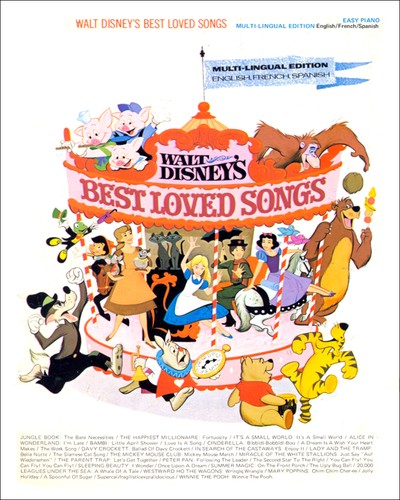 Various, Walt Disney Music Company: Walt Disney's Best Loved Songs (Paperback, 1970, Charles Hanson Publications)