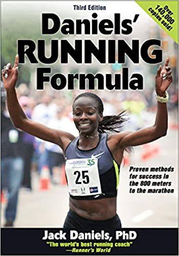 Jack Daniels: Daniels' running formula (2013, Human Kinetics)