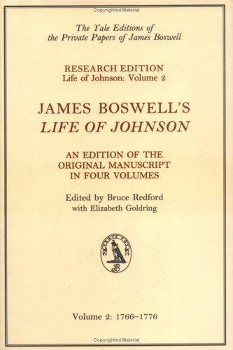 Bruce Redford, Elizabeth Goldring: Boswell's "Life of Johnson" (Hardcover, 1999, Edinburgh University Press)