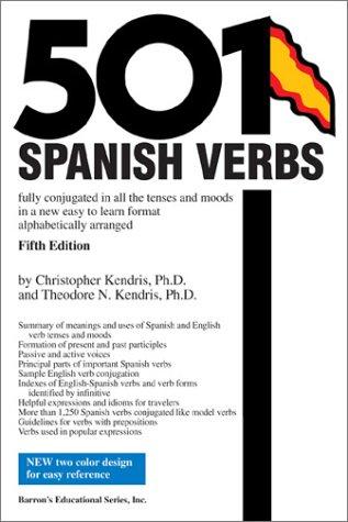 Christopher Kendris, Theodore Kendris: 501 Spanish Verbs (Paperback, Barron's Educational Series)