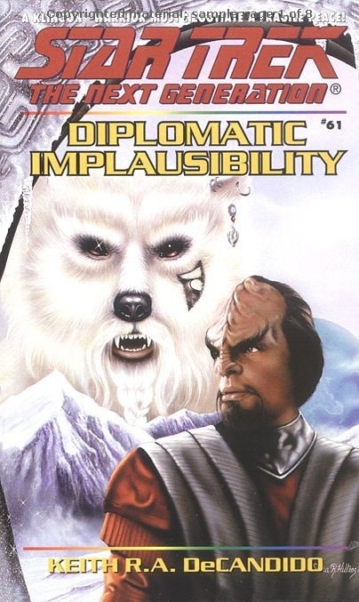 Keith R. A. DeCandido: Diplomatic Implausibility (2001)