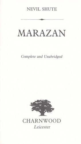 Nevil Shute: Marazan (Hardcover, Ulverscroft Large Print)
