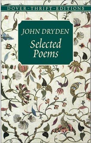 John Dryden: Selected poems (2002, Dover Publications)