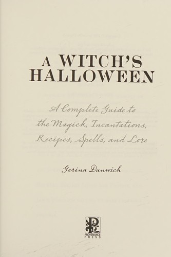 Gerina Dunwich: A witch's Halloween (2007, Adams Media)