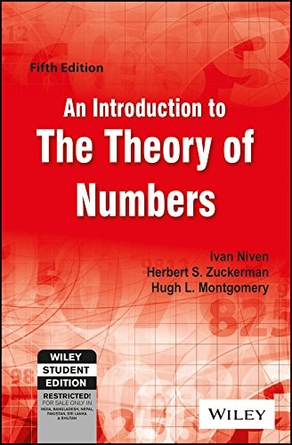 WILEY INDIA: An Introduction To The Theory Of Numbers, 5Th Ed (Paperback, 1991, WILEY INDIA)
